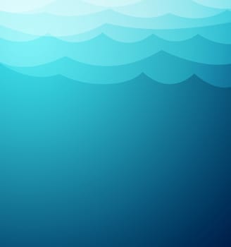 Computer designed modern blue abstract style background