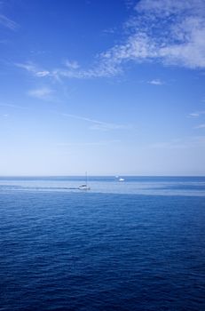 Open sea on a sunny day , shallow DOF photo