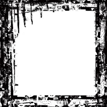 Computer designed highly detailed grunge border , great grunge layer for your projects.