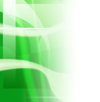 Computer designed modern green abstract style background