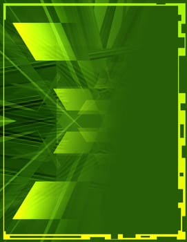 Computer designed green modern abstract style background