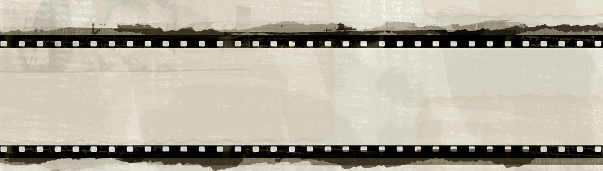 Computer designed highly detailed film frame with space for your text or image.Nice grunge element for your projects