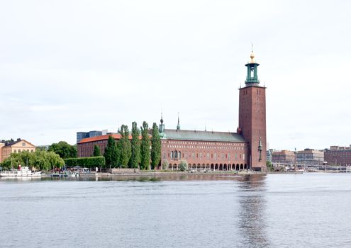 The famous City hall of Stockholm Sweden