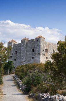 Ancient European castle in Croatia