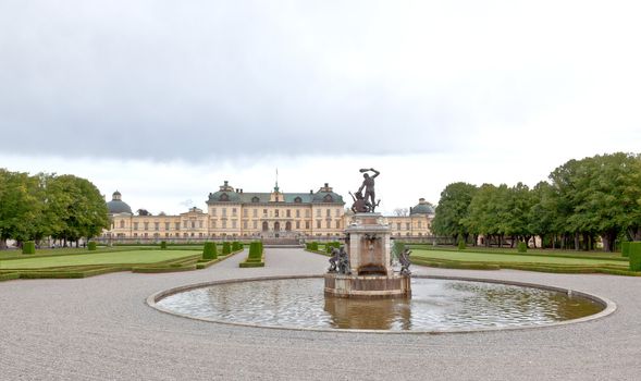 Drottningholms Palace in the Stockholm city, Sweden 
