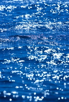 Nice blue water texture close up photo