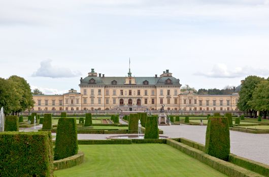 Drottningholms Palace in the Stockholm city, Sweden 
