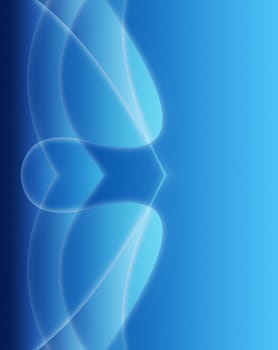 Computer designed blue abstract style background