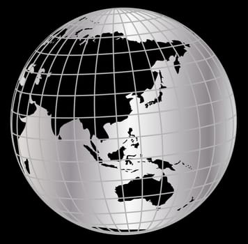 Globe in net