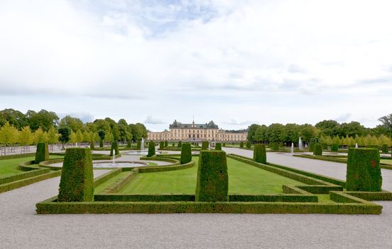 Drottningholms Palace in the Stockholm city, Sweden 
