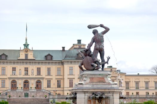 Drottningholms Palace in the Stockholm city, Sweden 
