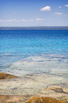 Beautiful beach on a sunny summer day