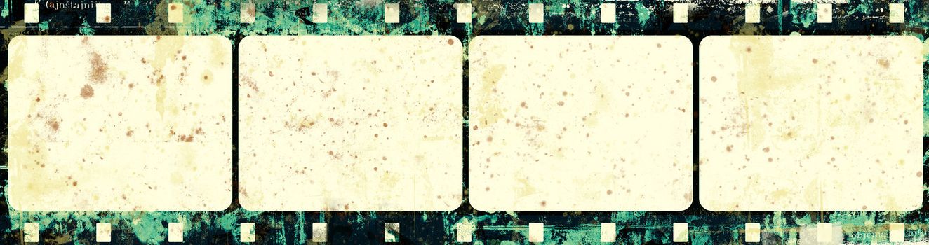 Computer designed highly detailed film frame with space for your text or image.Nice grunge element for your projects