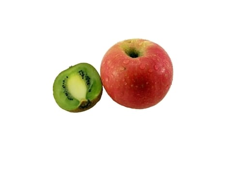 Apple and kiwi