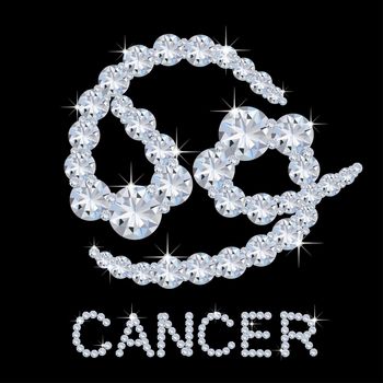 Diamond Zodiac Cancer