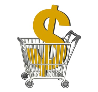 Shopping Cart Dollar