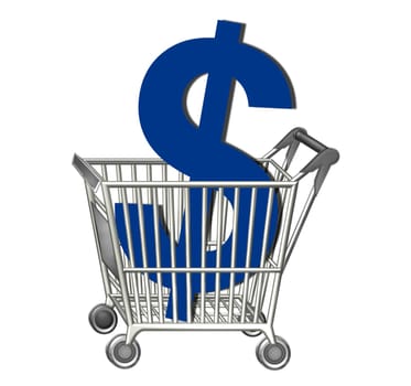 Shopping Cart Dollar