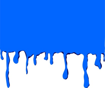 drippy color blue