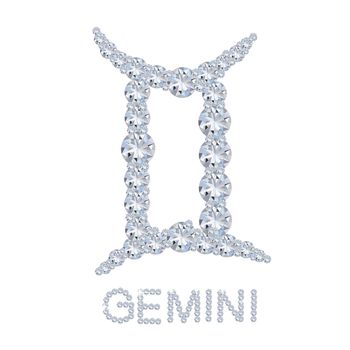 Diamond Zodiac Gemini