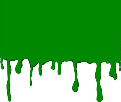 drippy color green