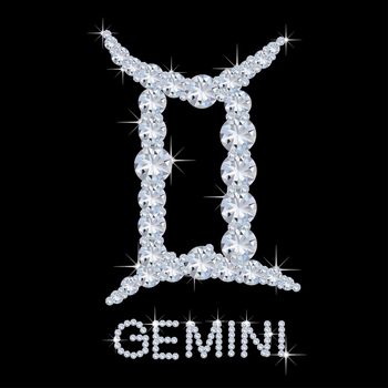 Diamond Zodiac Gemini