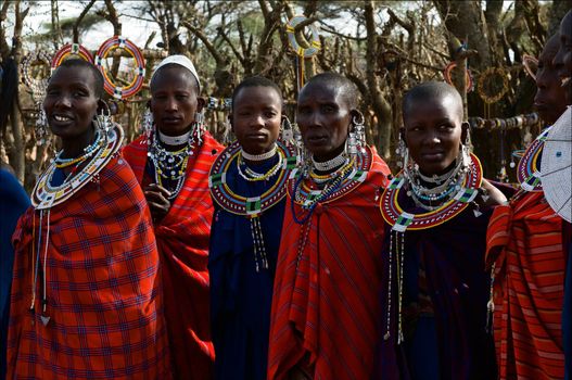 The Maasai (also Masai) are a Nilotic ethnic group of semi-nomadic people located in Kenya and northern Tanzania.On March, 5th 2009. Tanzania. 