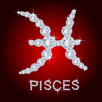 Diamond Zodiac Pisces