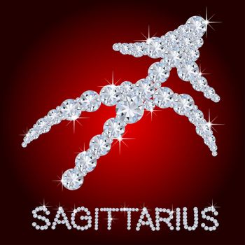 Diamond Zodiac Sagittarius