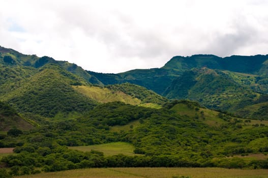 View of the mountains of Nicaragua