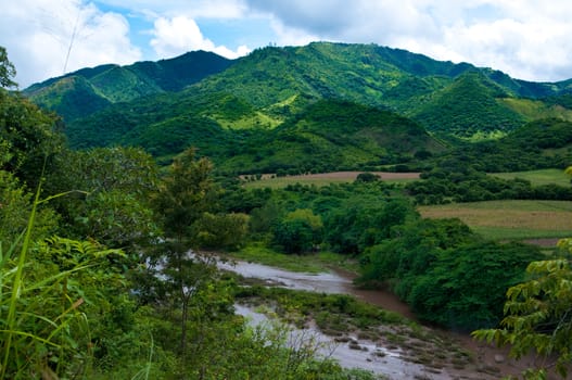 River in the mountains of Nicaragua