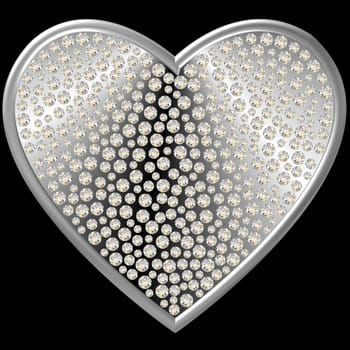 Diamond Symbol Heart