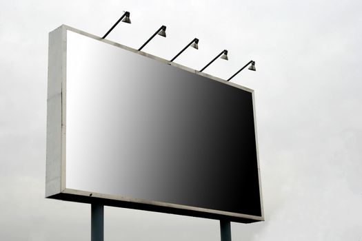 blank billboard, just add your text in a gradient white.