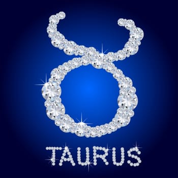 Diamond Zodiac Taurus