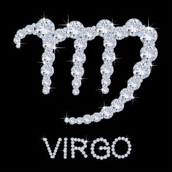 Diamond Zodiac Virgo