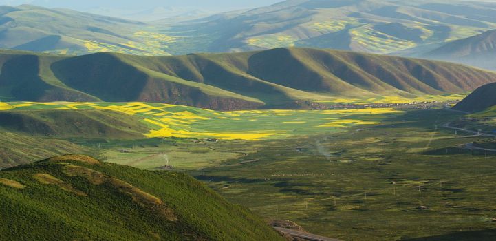 Filming in Qinghai, China,2008