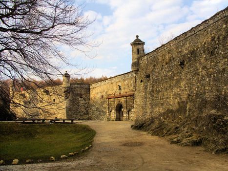 A castle in Pieskowa Skala