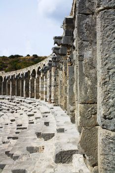 Aspendos antique theater near Antalya, Turkey