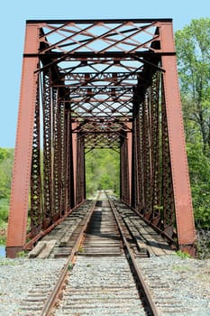 A Old train trestle