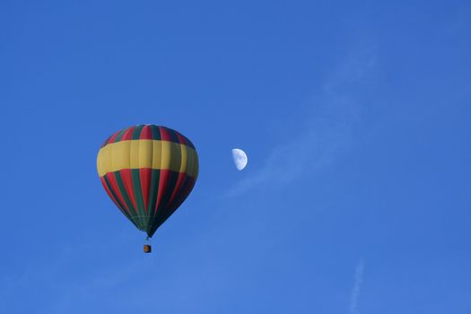 a Hot air balloon