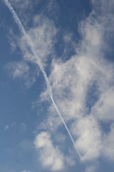 Blue skyes and clouds