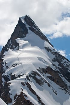 Glacier in Summer, Caucasus Mountains, Elbrus, Adilsu june 2010