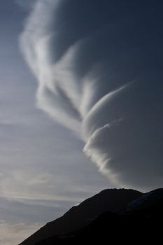 Natural phenomenon in Caucasus Mountains, Elbrus, Adilsu june 2010