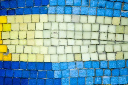 a image of a colorful arty mosaic