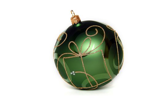 Christmas ball isolated on white background