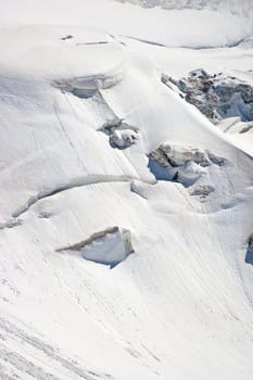 Glacier, Caucasus Mountains, Elbrus, Adilsu june 2010