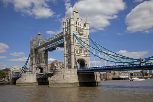 A view of Tower Bridge in London