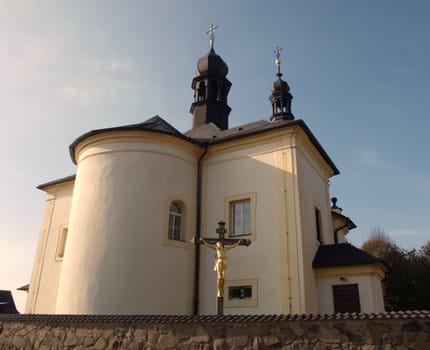 The church in small village, North of Czech republic