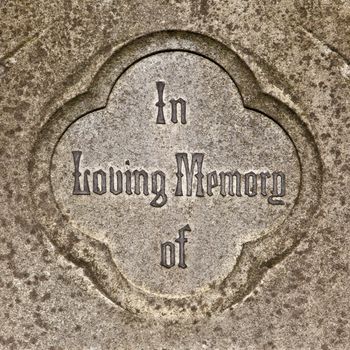 "In Loving Memory of..." Headstone