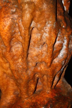 Beautiful flowstone at Rickwood Caverns in Alabama.