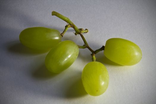 Tasty looking juicy green grapes